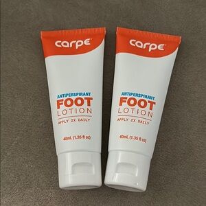 Carpe Antiperspirant Foot Lotion